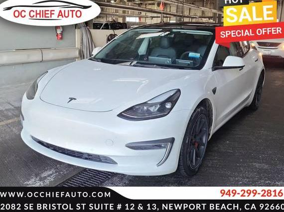 TESLA MODEL 3 2022 5YJ3E1EBXNF255696 image